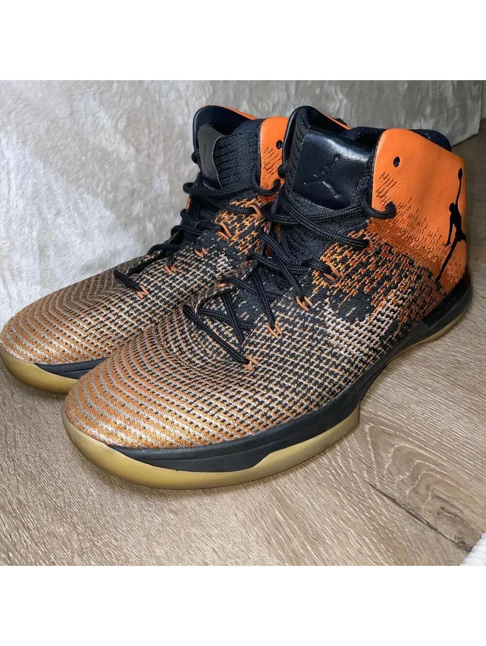 Size 15 - Nike Air Jordan 31 Shattered Backboard Orange/Black -Minimal Scuff